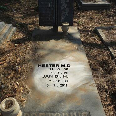 PRETORIUS Jan Daniel Hendrik 1927-2011 & Hester Maria Dorothea SMAL 1930-1998 _1