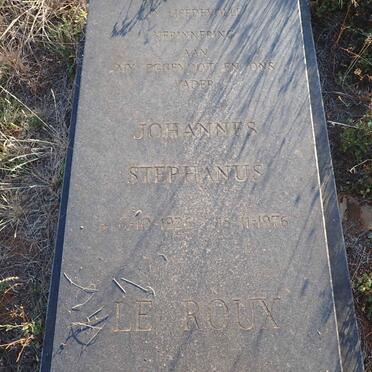 ROUX Johannes Stephanus, le 1926-1976