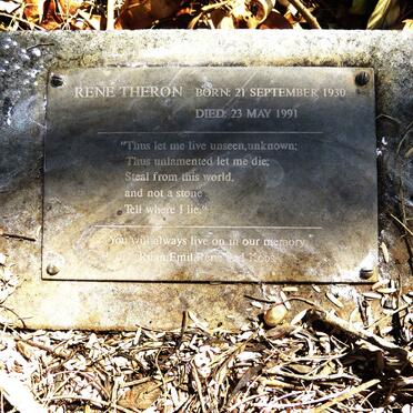 THERON Rene 1930-1991