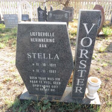 VORSTER Stella 1911-1997