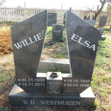 WESTHUIZEN Willie, v.d. 1935-2013 & Elsa 1940-1998