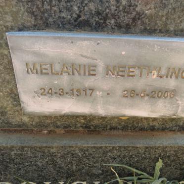 NEETHLING Vivian Douglas 1905-1988 :: NEETHLING Melanie 1917-2006_2