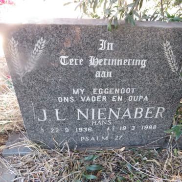 NIENABER J.L. 1938-1988