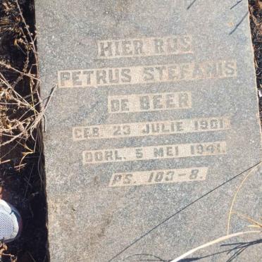 BEER Petrus Stefanis, de 1901-1941