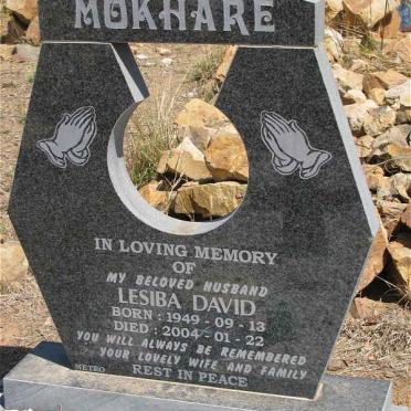 MOKHARE Lesiba David 1949-2004