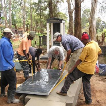 4. Grave Restoration - work in progress