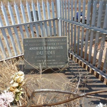 TOIT Andries Hermanus, du 1923-1987 &amp; Margaretha Isabella 1927-2006