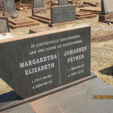 SWART Johannes Petrus 1908-1976 &amp; Margaretha Elizabeth 1911-2000