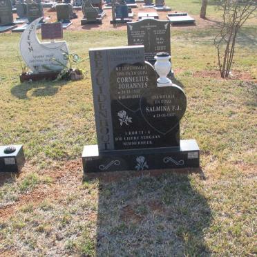 BEZUIDENHOUT Cornelius Johannes 1932-2001 &amp; Salina 1937-