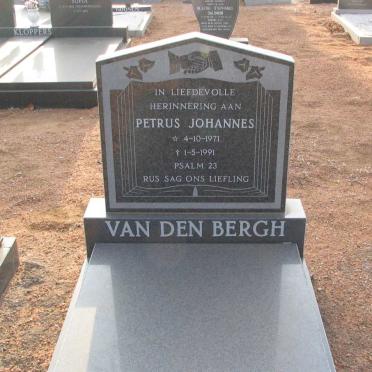 BERGH Petrus Johannes, van den 1971-1991