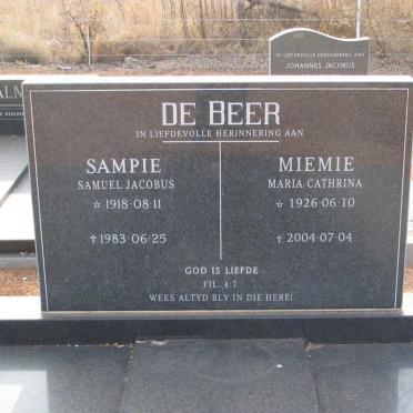 BEER Samuel Jacobus, de 1918-1983 &amp; Maria Catrina 1926-2004