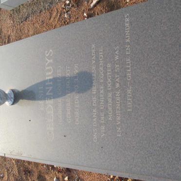 GELDENHUYS Elsie nee COETZEE 1937-1991
