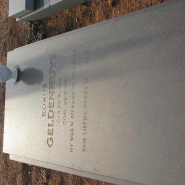 GELDENHUYS Kobus 1964-1987