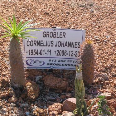 GROBLER Cornelius Johannes 1954-2006