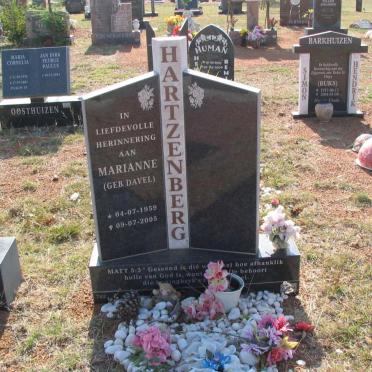 HARTZENBERG Marianne nee DAVEL 1959-2005