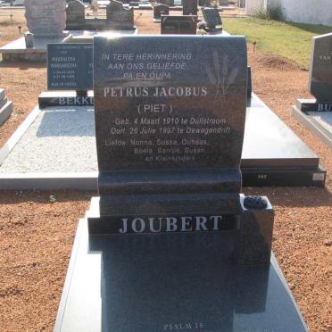 JOUBERT Petrus Jacobus 1910-1997