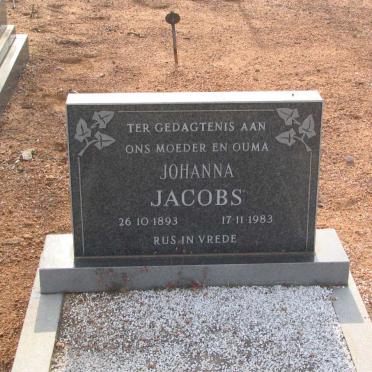 JACOBS Johanna 1893-1983