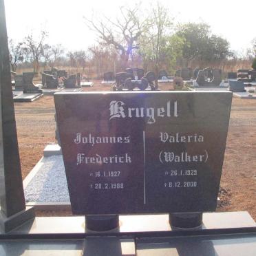 KRUGELL Frederick 1927-1988 &amp; Valeria WALKER 1929-2000