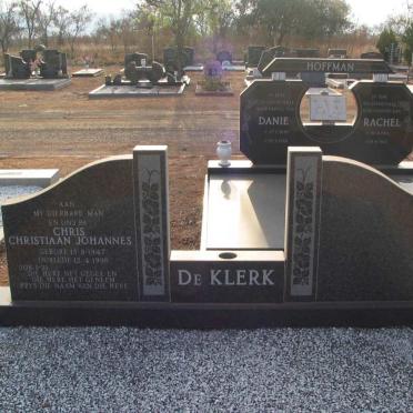 KLERK Christiaan Johannes, de 1947-1988