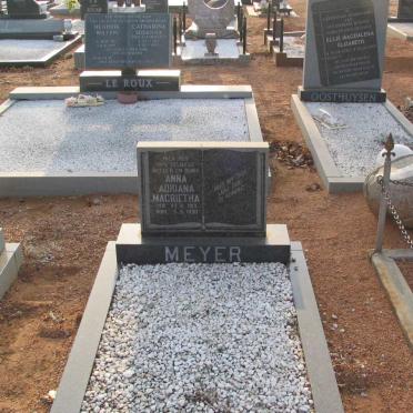 MEYER Anna Adriana Magrietha 1919-1990