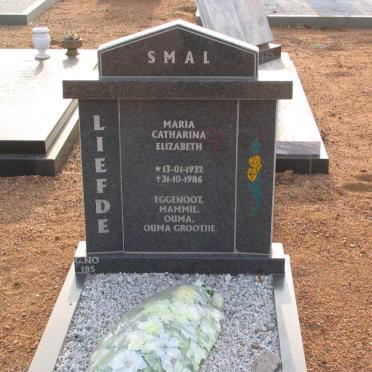 SMAL Maria Catharina Elizabeth 1932-1986