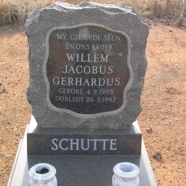 SCHUTTE Willem Jacobus Gerhardus 1955-1982