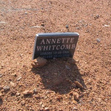 WHITCOMB Annette 1941-2006