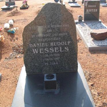 WESSELS Daniel Rudolf 1928-1997