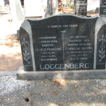 LOGGENBERG Barend Petrus Francois 1914-1976 &amp; Cornelia Jacoba DESTSCHEN 1917-1974