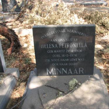 MINNAAR Helena Petronella nee nee MARITZ 1906-1976