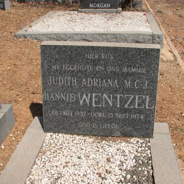 WENTZEL Judith Adriana M.C.J. 1937-1974