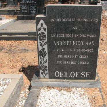 OELOFSE Andries Nicolaas 1914-1975