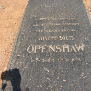 OPENSHAW Joseph Louis 1917-1975