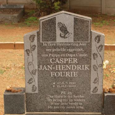 BUTLER Casper Jan-Hendrik Fourie 1930-2002