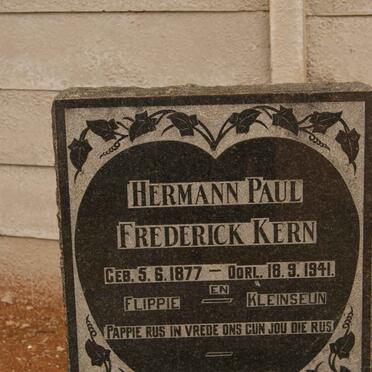 KERN Hermann Paul Frederick 1877-1941 