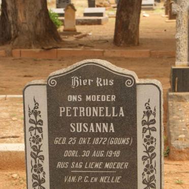 RENSBURG Petronella Susanna, J. van nee GOUWS 1872-1948