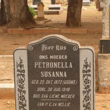 RENSBURG Petronella Susanna, J. van nee GOUWS 1872-1948