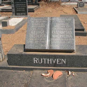 RUTHVEN George Diederik 1892-1976 &amp; Elizabeth Magrieta KRUGER 1899-1987