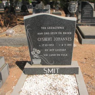 SMIT Gysbert Johannes 1953-1981