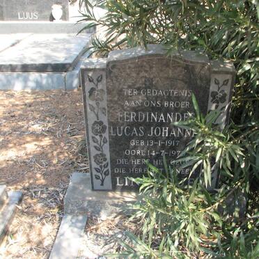 LINDEQUE Ferdinand Lucas Johannes 1917-1978