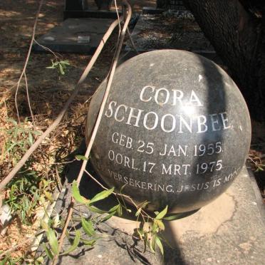 SCHOONBEE Cora 1955-1975