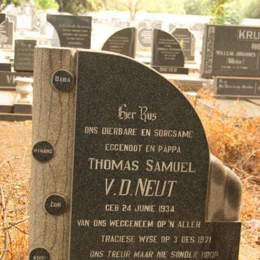 NEUT Thomas Samuel, van der 1934-1971