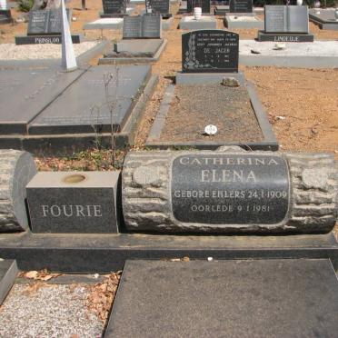 FOURIE Catherina Elena nee EHLERS 1909-1981