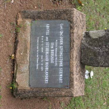 STEWART John Livingstone 1894-1971