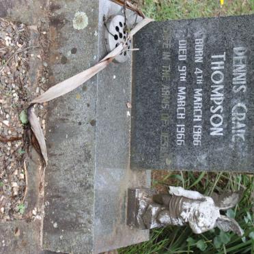 THOMPSON Dennis Craig 1966-1966