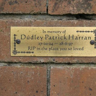 HARRAN Dudley Patrick 1924-1997