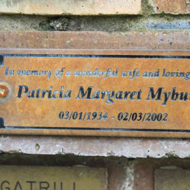 MYBURGH Patricia Margaret 1934-2002