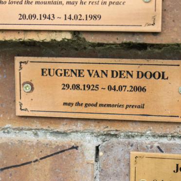 DOOL Eugene, van den 1925-2006