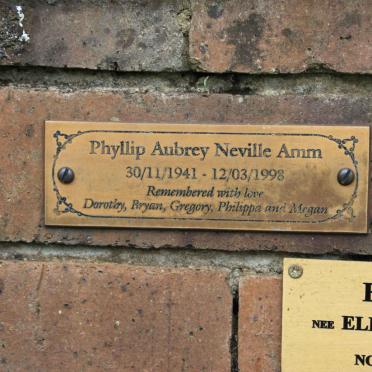 AMM Phyllip Aubrey Neville 1941-1998