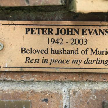 EVANS Peter John 1942-2003